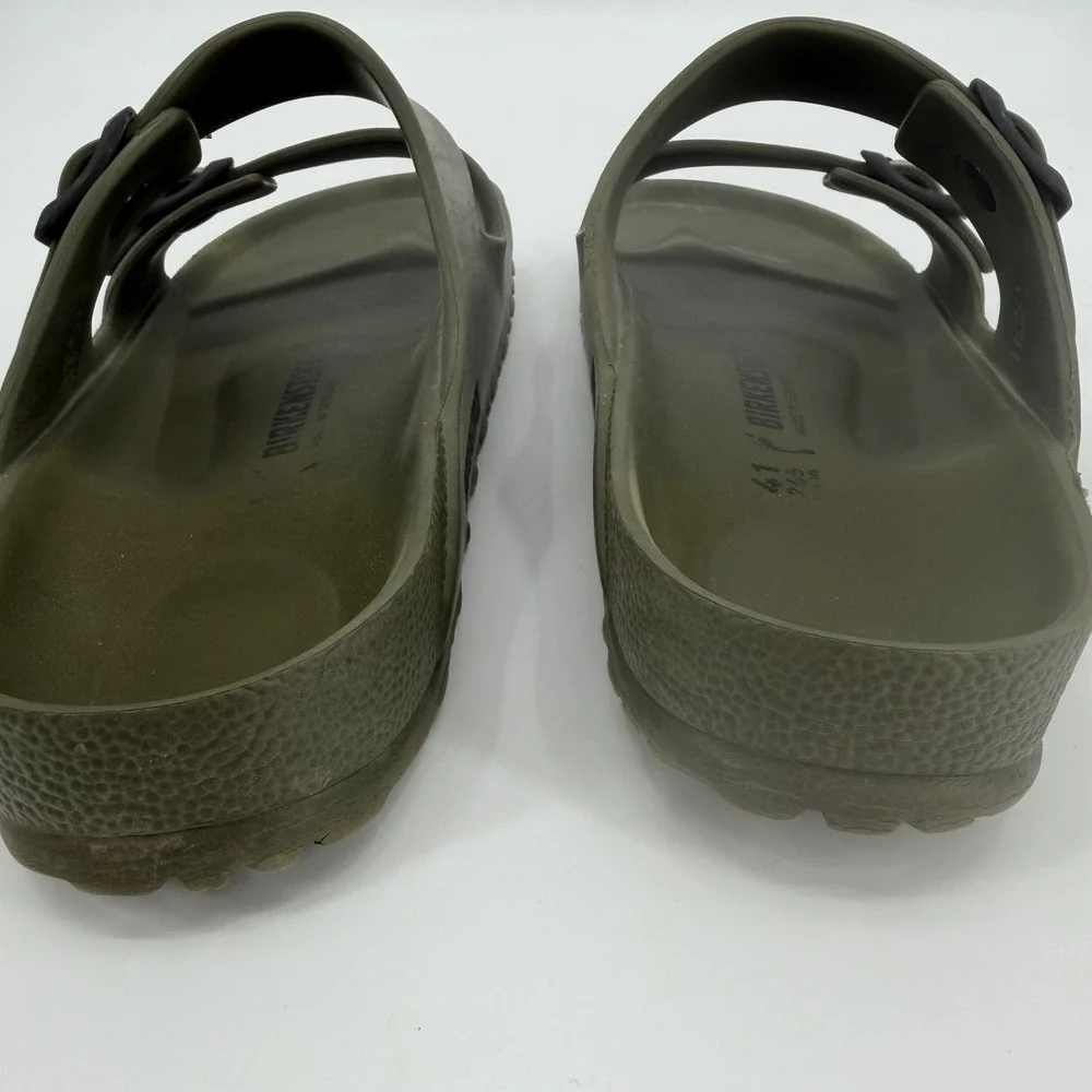 Birkenstock Arizona EVA Sandals Khaki Green Mens 8 Womens 10 EU 41 Slides